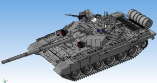 КОМПАС 3D Масштабная модель танка Т-90 скачать бесплатно